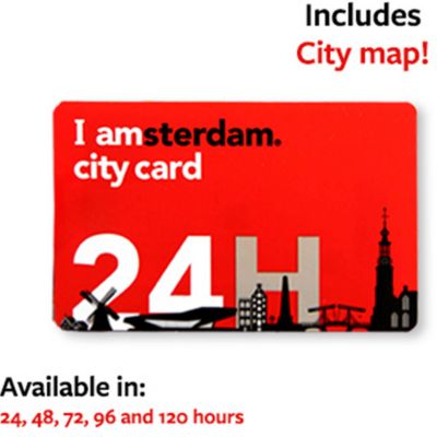 Amsterdam City Card 24 - 48 - 72 - 96 - 120