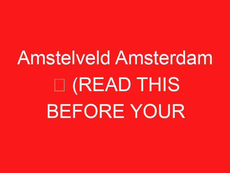 Amstelveld Amsterdam ➥ (อ่านสิ่งนี้ก่อนเยี่ยมชม)