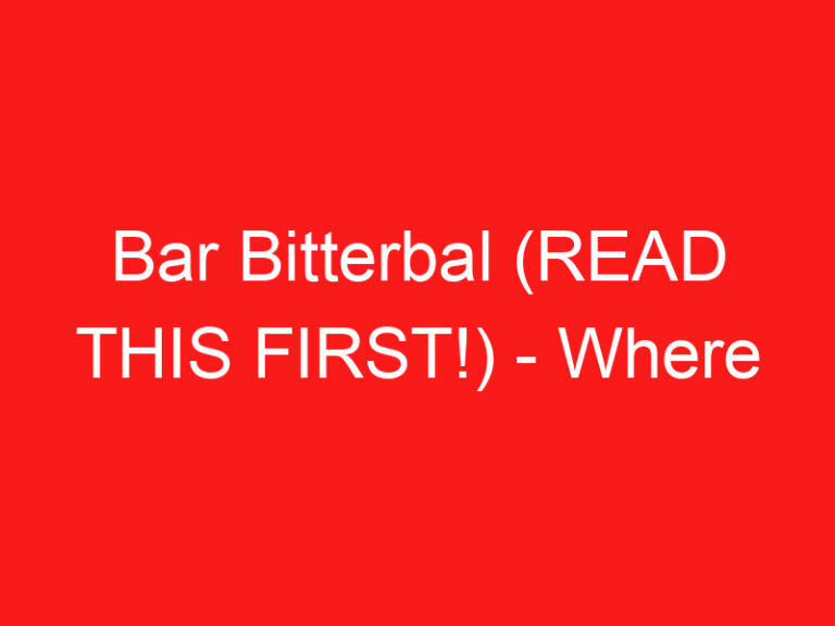 Bar Bitterbal (ПРОЧТИТЕ ЭТО В ПЕРВУЮ ОЧЕРЕДЬ!) – Where Bitterballen Gets a Modern Twist