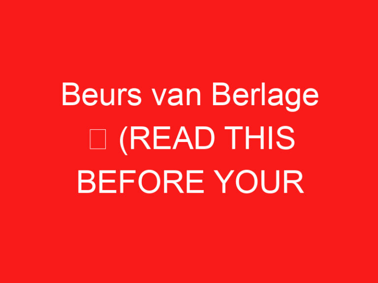 Beurs van Berlage ➥ (LEIA ISTO ANTES DE SUA VISITA)
