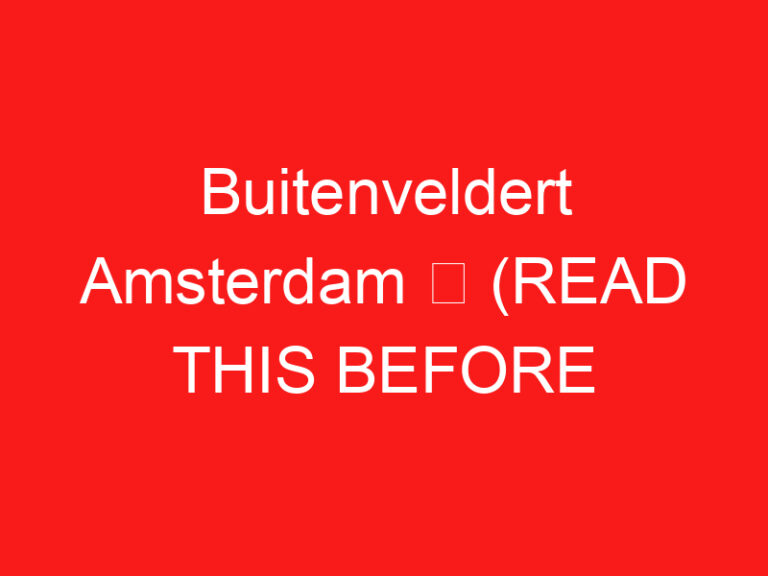 Buitenveldert Amsterdam ➥ (ご来場前にお読みください)
