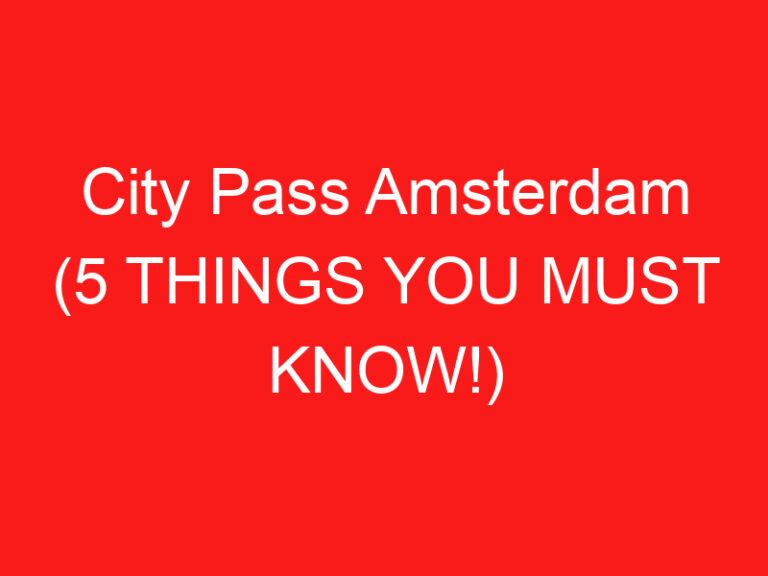 City Pass Amsterdam (5 COSE CHE DEVI SAPERE!)