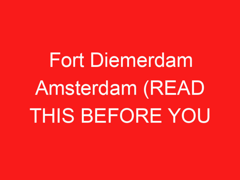 Fort Diemerdam Amsterdam (READ THIS BEFORE YOU VISIT!)