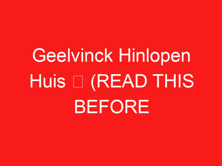 Geelvinck Hinlopen Huis ➥ (LEIA ISTO ANTES DE SUA VISITA)