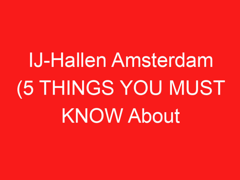 IJ-Hallen Amsterdam (5 THINGS YOU MUST KNOW About This Flea market