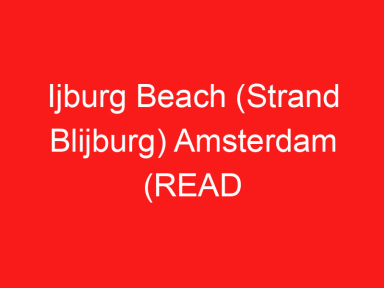 Ijburg Beach (Strand Blijburg) Amsterdam (LESEN SIE DIES VOR IHREM BESUCH!)