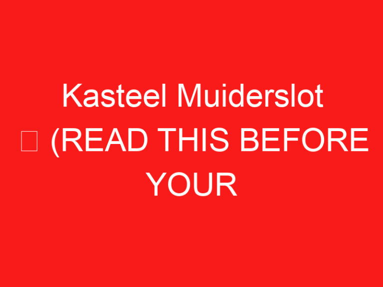 Kasteel Muiderslot ➥ (ZİYARETİNİZDEN ÖNCE BUNU OKUYUN)