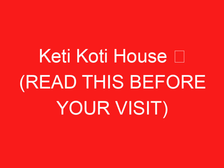 Keti Koti House ➥ (ZİYARETİNİZDEN ÖNCE BUNU OKUYUN)