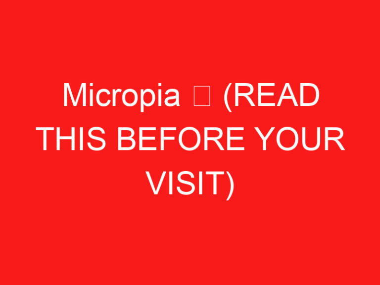 Micropia ➥ (ZİYARETİNİZDEN ÖNCE BUNU OKUYUN)