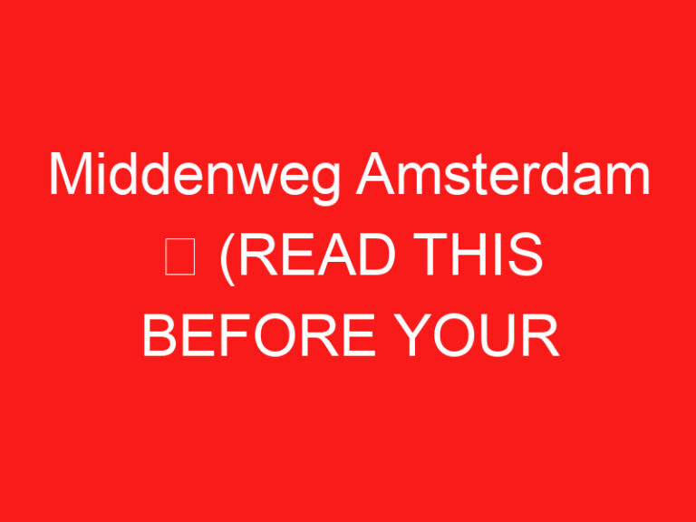 Middenweg Amsterdam ➥ (ご来場前にお読みください)