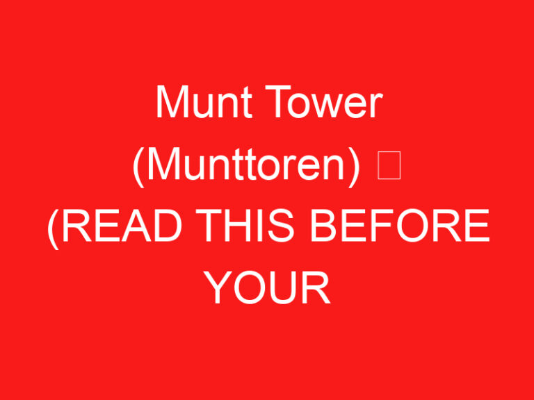 Munt Tower (Munttoren) ➥ (اقرأ هذا قبل زيارتك)