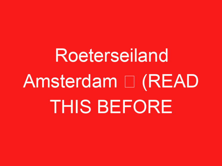 Roeterseiland Amsterdam ➥ (अपनी यात्रा से पहले इसे पढ़ें)