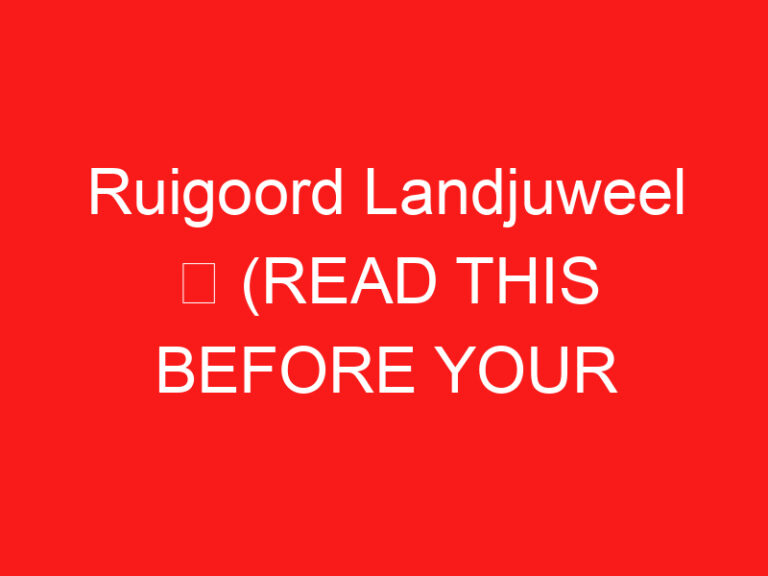 Ruigoord Landjuweel ➥ (PROČITAJTE OVO PRE POSETE)