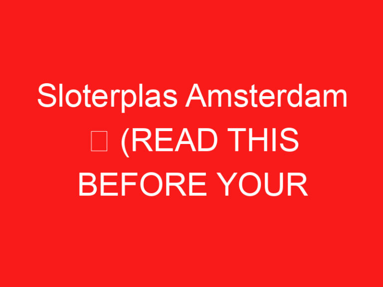 Sloterplas Amsterdam ➥ (LEA ESTO ANTES DE SU VISITA)
