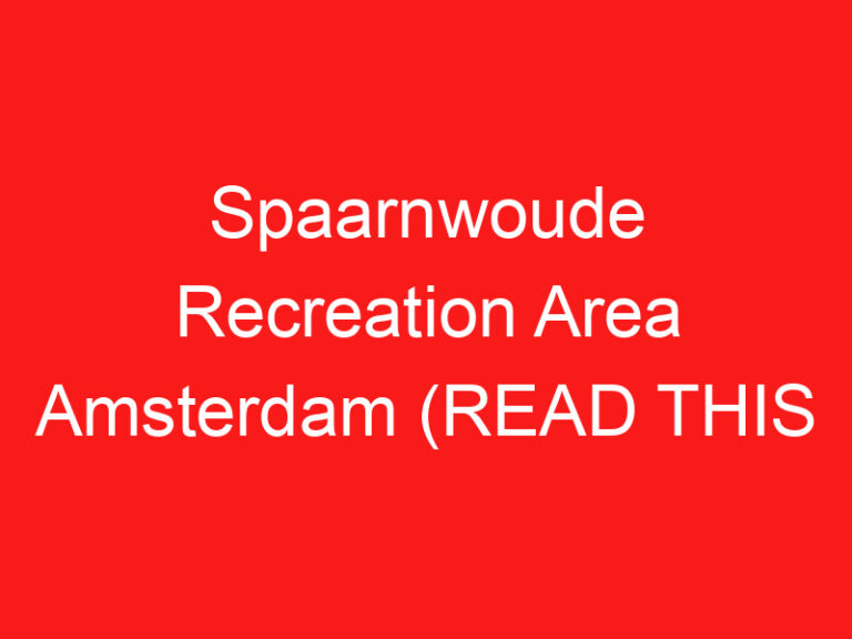 Spaarnwoude Recreation Area Amsterdam (READ THIS BEFORE YOU VISIT!)