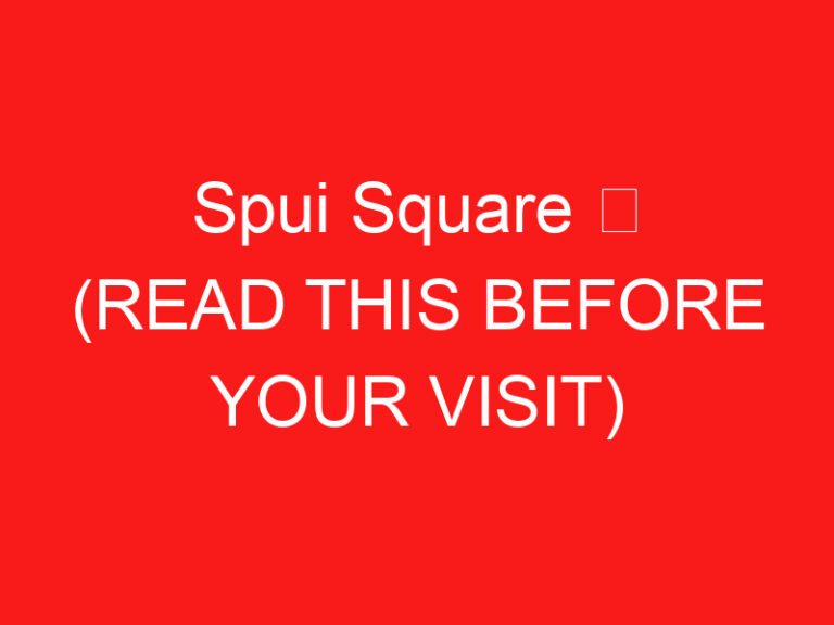 Spui Square ➥ (방문하기 전에 이것을 읽으십시오)