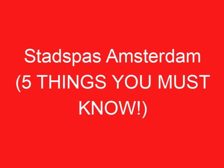 Stadspas Amsterdam (5 COSE CHE DEVI SAPERE!)