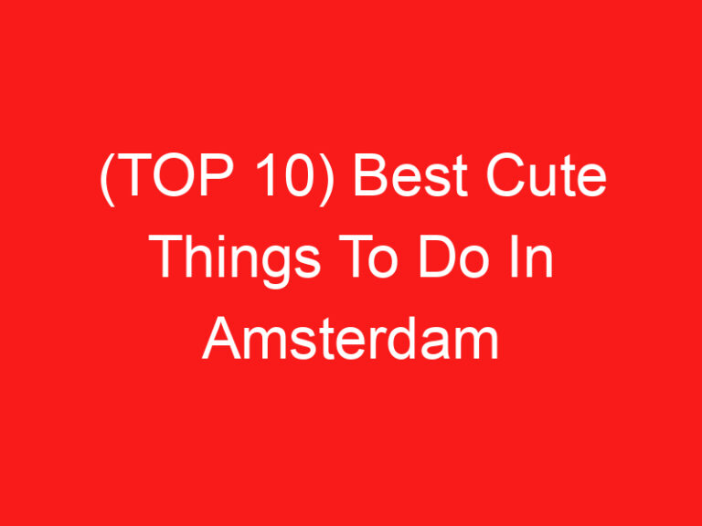 (ページのトップへ 10) Best Cute Things To Do In Amsterdam (2024 – 2025)