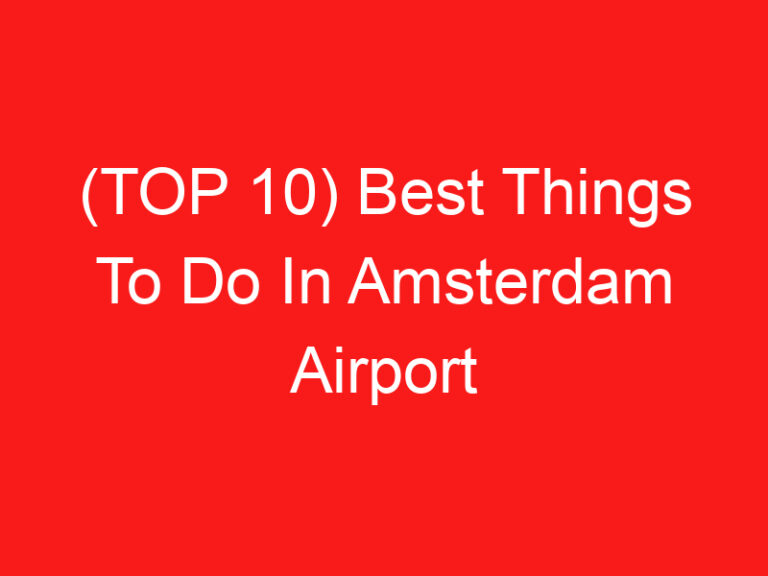 (TOP 10) Best Things To Do In Amsterdam Airport (2024 – 2025)