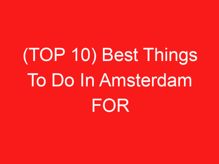 (TOP 10) Best Things To Do In Amsterdam FOR HALLOWEEN (2024 – 2025)