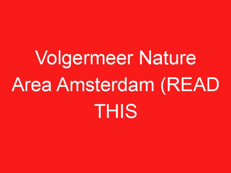 Volgermeer Nature Area Amsterdam (LESEN SIE DIES VOR IHREM BESUCH!)