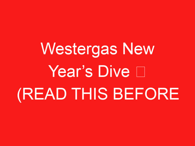 Westergas New Year’s Dive ➥ (PRZECZYTAJ TO PRZED WIZYTĄ)